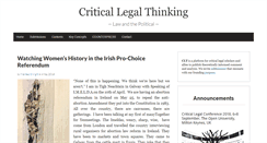 Desktop Screenshot of criticallegalthinking.com